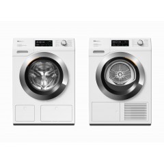 Miele WEI895 WCS 125 Gala Edition + TEL695 WP 125 Gala Edition Σετ Πλυντήριο & Στεγνωτήριο Ρούχων